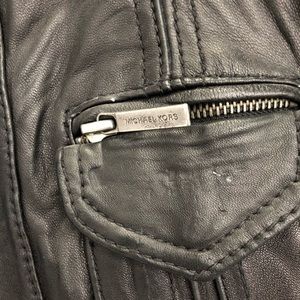Michael Kors Genuine Leather Jacket